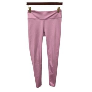 Fabletics Leggings Activewear Pants Lilac Purple Solid Full Length 28" Womens S